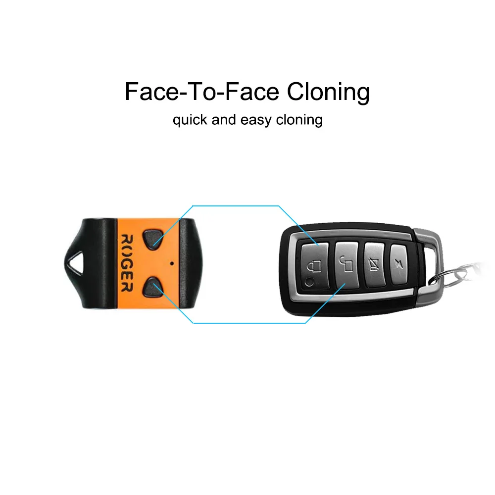 ROGER H80 TX22 new E80 TX54R TX52R M80 TX44R Remote Garage Door Opener Barrier Gate 2025 Control ROGER Remote Control 433,92Mhz Gate