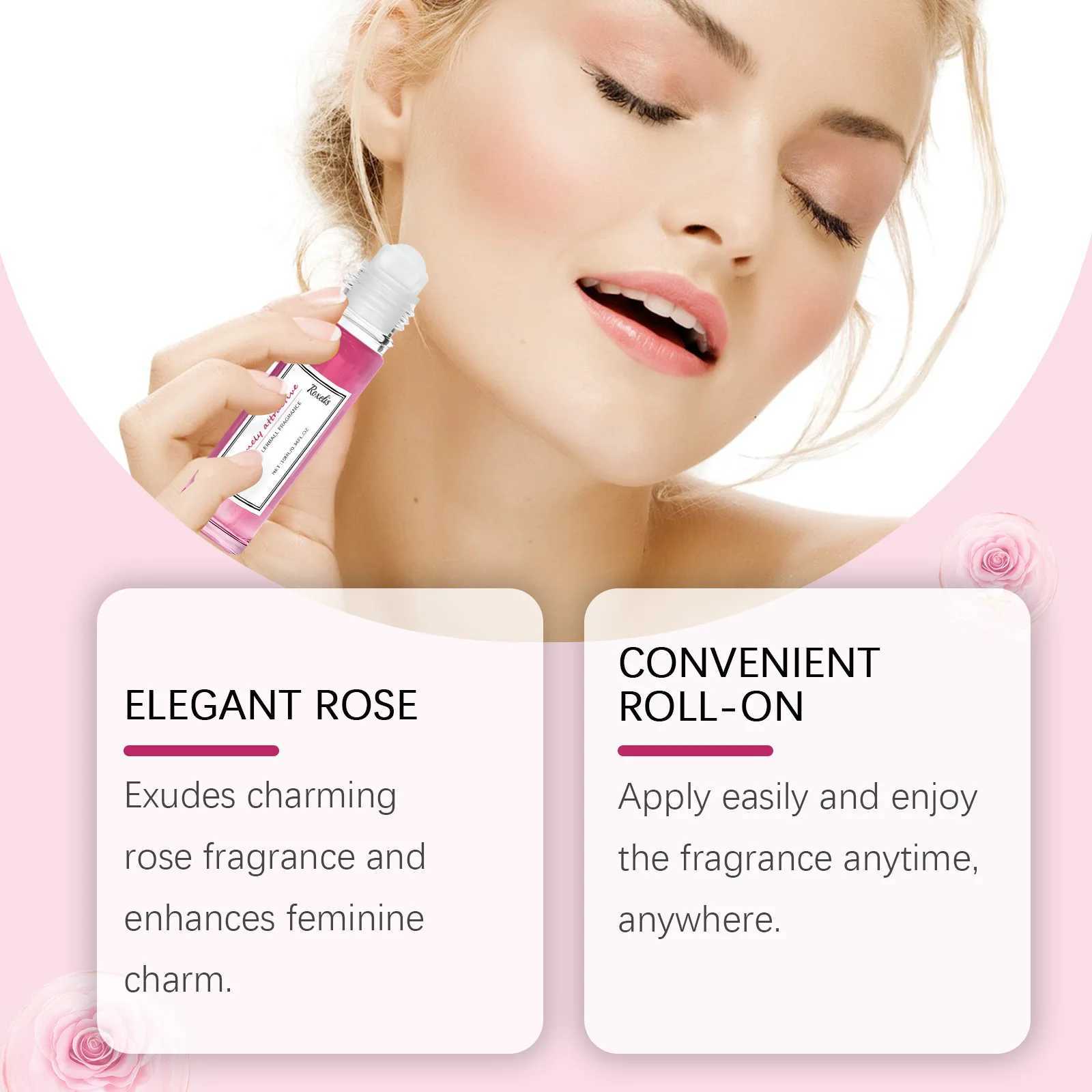 Rose perfume drum plant pheromone flower scent Exudes female charm shatter ease dating embarrassment scent female perfumeW241102