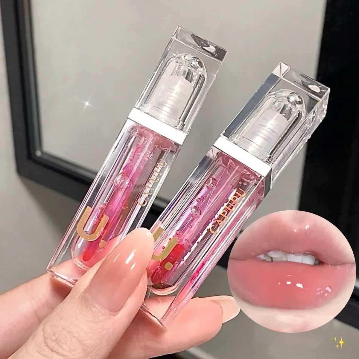 Transparent lipstick Moisturizing Glass Lip Color Faded Lipliner Stickless Lip Color lipstick Autumn lipstick Care W241101