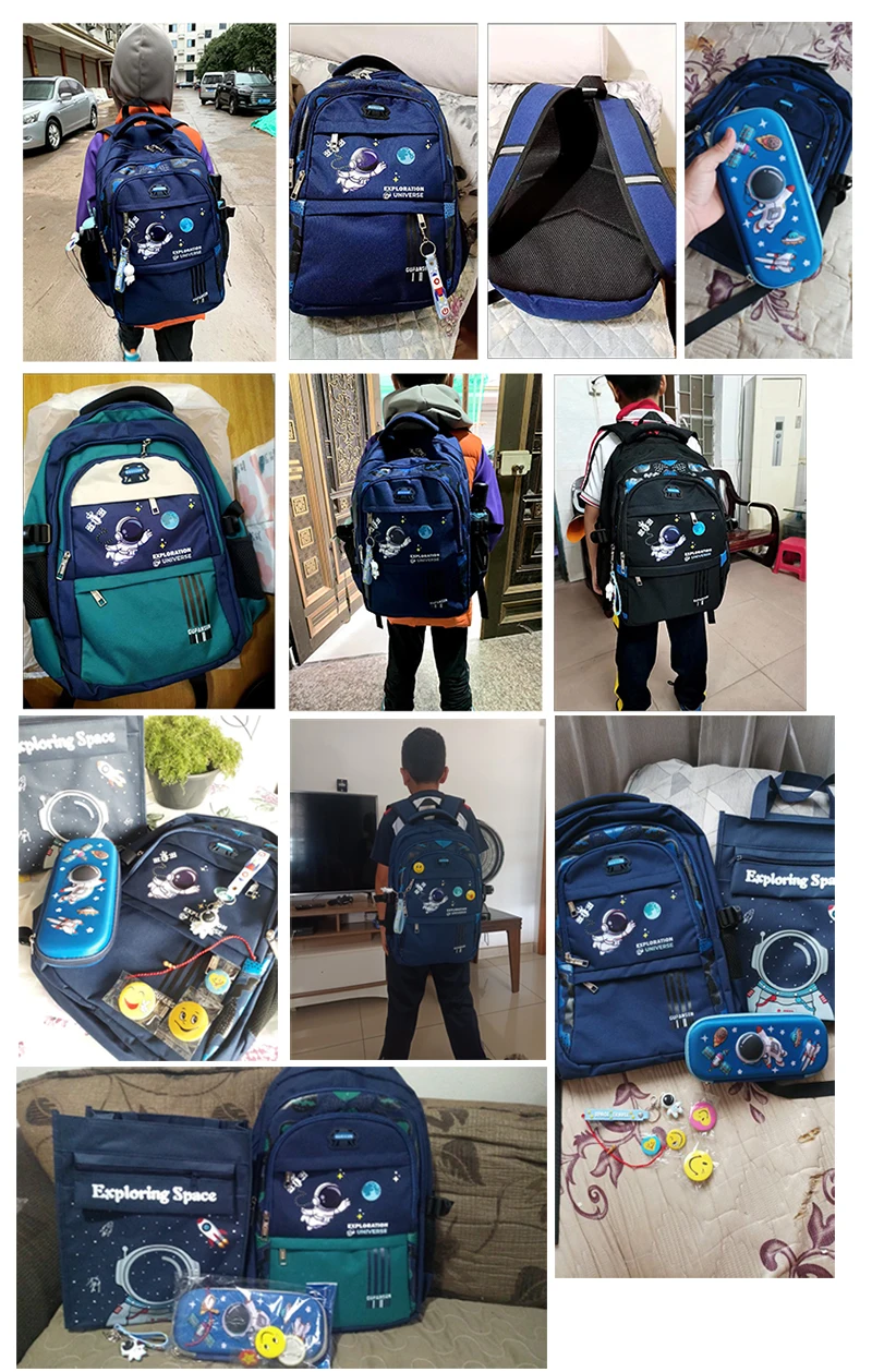 School Bags for Boys New 2023 Schoolbag Large Capacity Boys 2025 Printing School Backpack Set Rucksack Bagpack Kids Cute new Book Bags