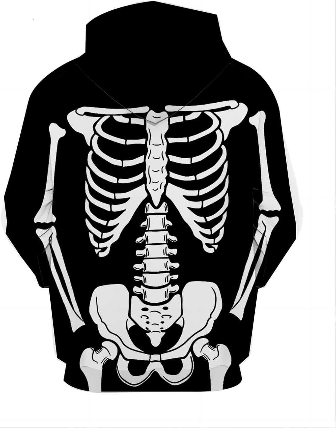 Men's hoodie Women's unisex novelty hoodie Interesting personalized printed bone rack fashion hoodie Picture hoodie Sweatshirt pullover Long