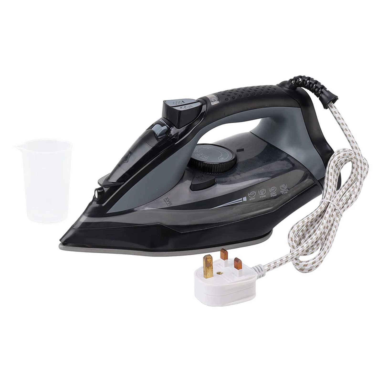 Electric iron UK plug 220V 2400W wet and dry dual-purpose steam iron for jackets shirts pants short sleeves Y241101