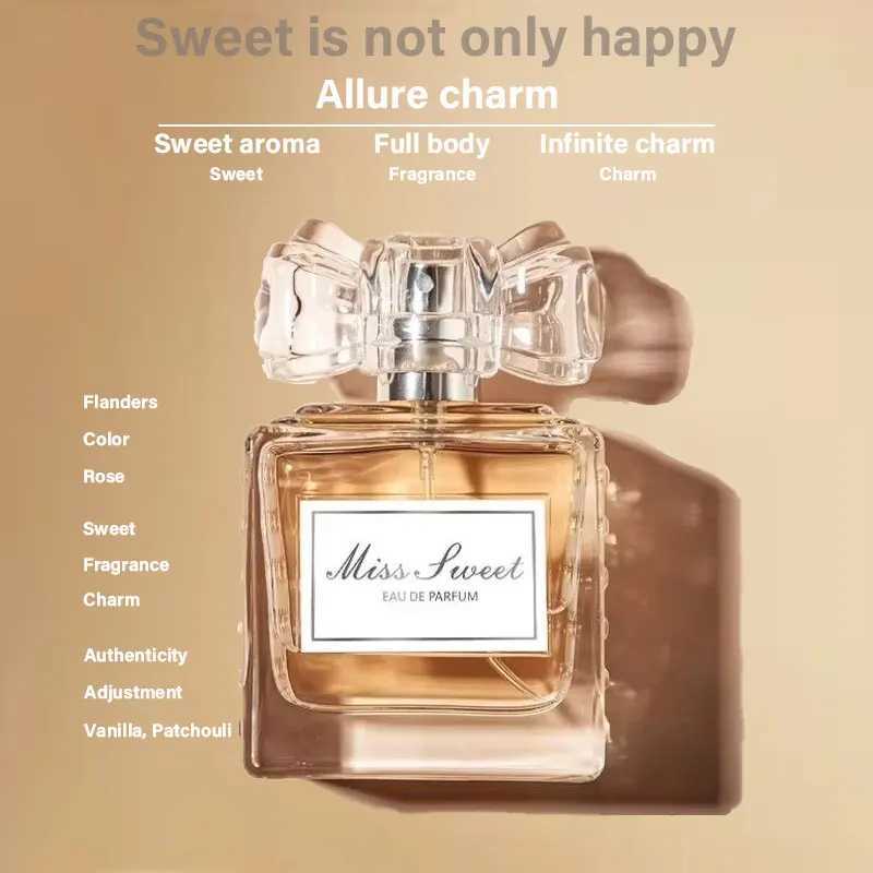 Miss Sweetheart Womens perfume pheromone 50ml Lingers on 24-48h Light Floral Notes Originales Daily appointmentXJ250409