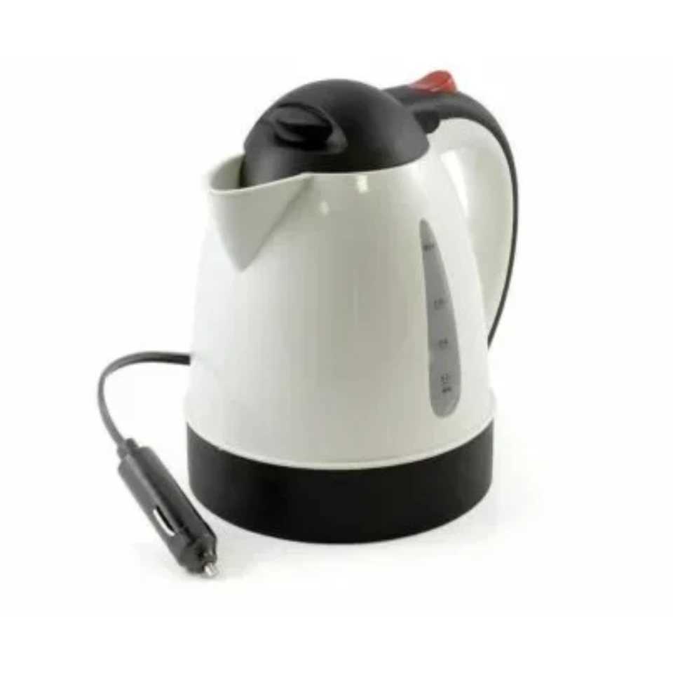 New portable 12V 24V electric travel kettle -1000ml water boiler hot coffee teapot for car camping Y241102