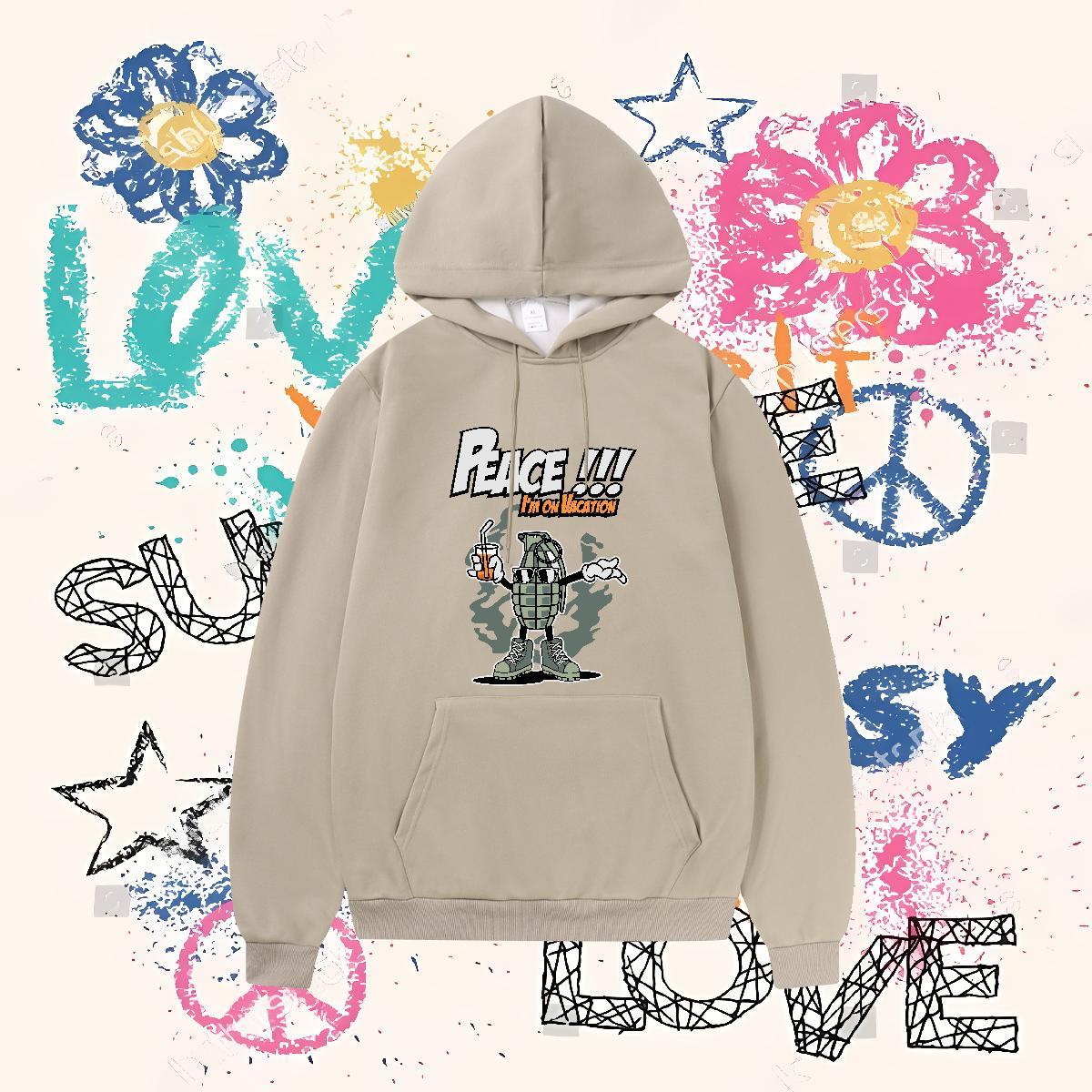 Classic Casual Hoodie Men Breathable Drawstring Loose Hoodie Pullover Custom Big Size Tops Pullover Hoodie Sport Velvet Thick