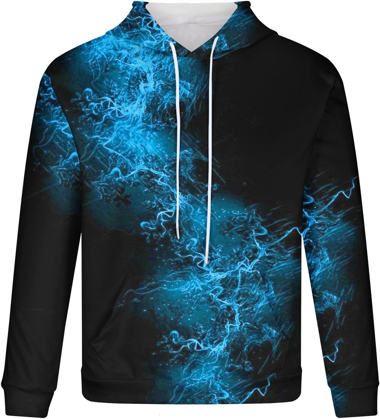 Hoodie for Mens Womens Mens 3D Print Hoodies Casual Hooded Drawstring Pullover Tops Athletic Sweatshirt Novelty Graphic Fleece Sweater Graphic Hoodies