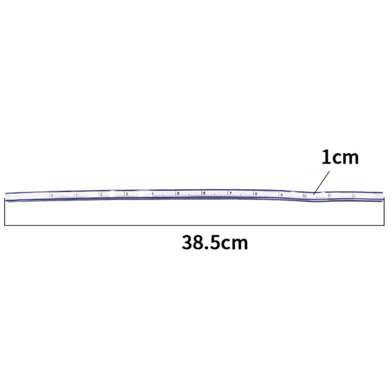 1PC Flexible Curve Ruler 2025 Drafting Drawing Tool Snake Shaped Ruler Flex new Curved Ruler Quilting Plastic School Office Supplies 30cm