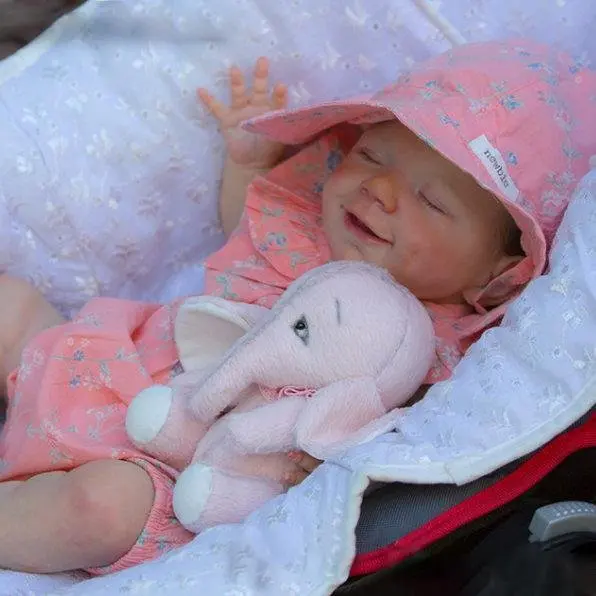 50CM Reborn April Silicona Vinyl With Cloth Body Curly new Hair Finished Baby 2025 Doll Silicone For Kids Girl Gift