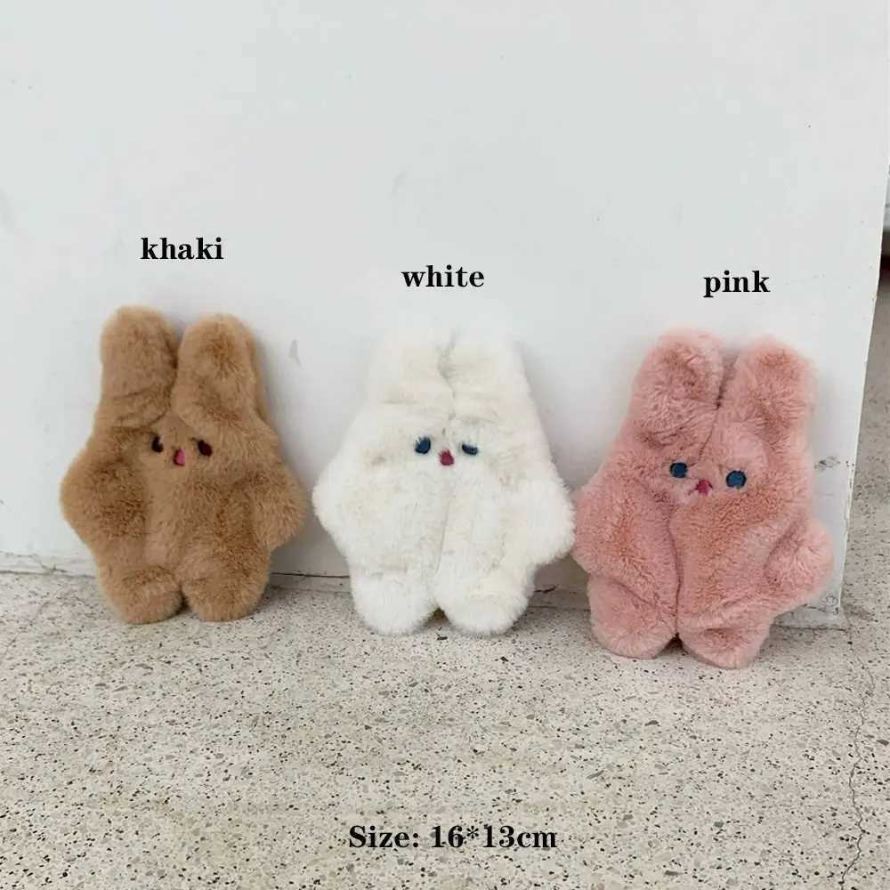 Plush Rabbit Coin Mey Bags Mini Cute Card Keys Case for Children Gifts Pouch Zipper Animal Bags Lipstick Earphe StorageXJ241111