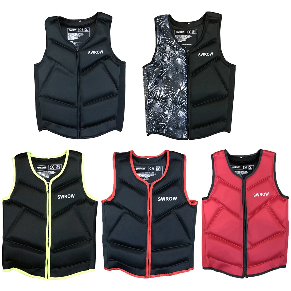 New Lifejacket Neoprene Water Sports Jacket 2025 Vest Adult Children Swimming Lifejacket Boating Fishing new Rafting Surfing Lifejacket
