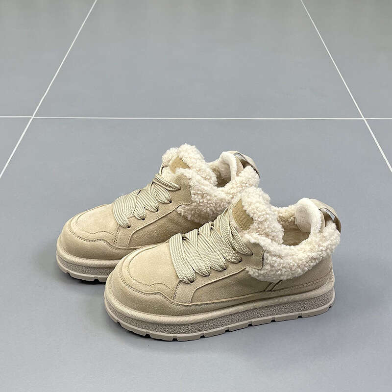 Designer Outdoor Sneakers Sports Platform Running Wool Sheepskin Winter Shoes Breathable Athleisure Runners Trainers Mens Women free Shipping