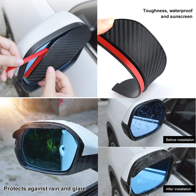 For Nissan X-Trail X Trail XTrail Rogue T32 2014~2021 Rain Sun Windows Visor Windshield Deflectors Guards Cover Trim Accessories