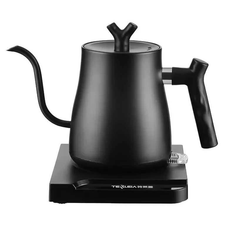 Gooseneck electric kettle handmade brewing teapot heated water bottle large capacity power-off protection portable travel kettle Y241102