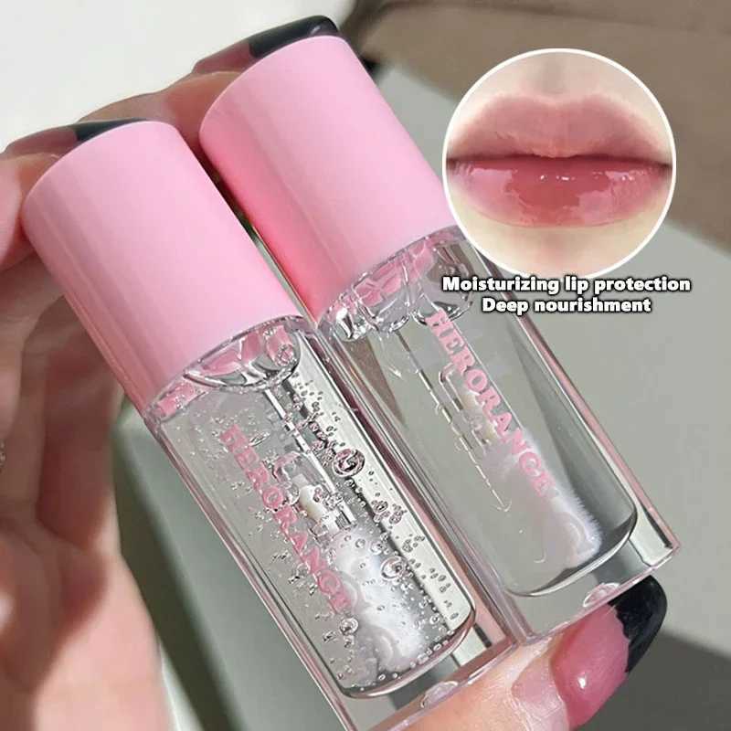 Crystal jelly moisturizing lipstick transparent dye mirror lipstick Korean cosmetic liquid lipstick transparent lipstick 1 piece W241101