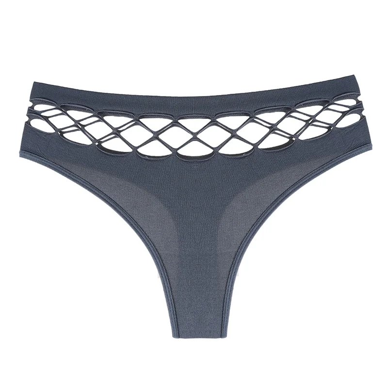 Meet'r Hollow Out Lingerie Europe Seamless Sexy new Panties Women Elasticity Underwear Temptation Middle-waist 2025 G String Underpant