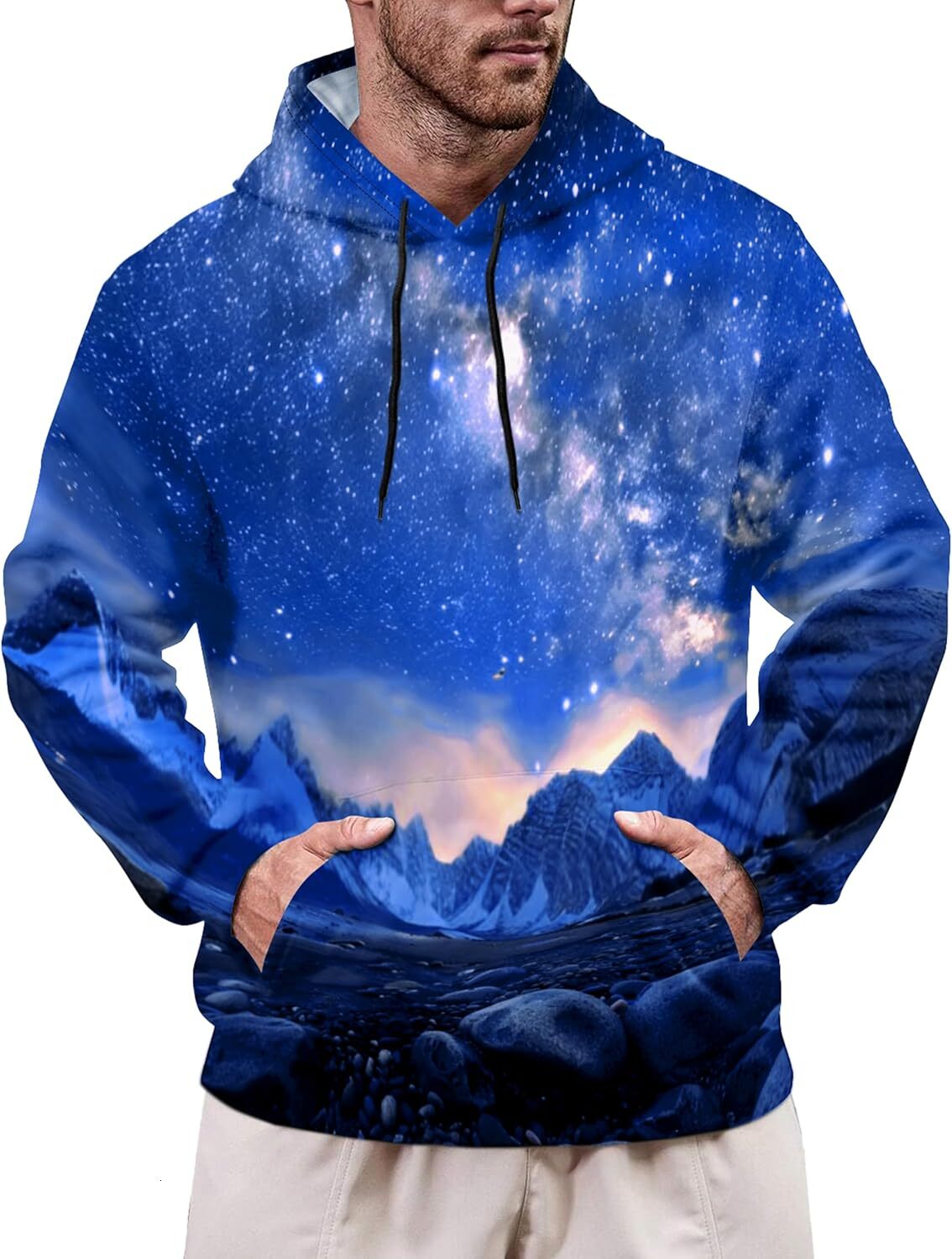 Hoodie for Mens Womens Hooded Sweatshirt Men Casual Long Sleeve 3D Print Novelty Mens Drawstring Sweatshirts Funny Graphic Hoodies sweatshirt Pullover