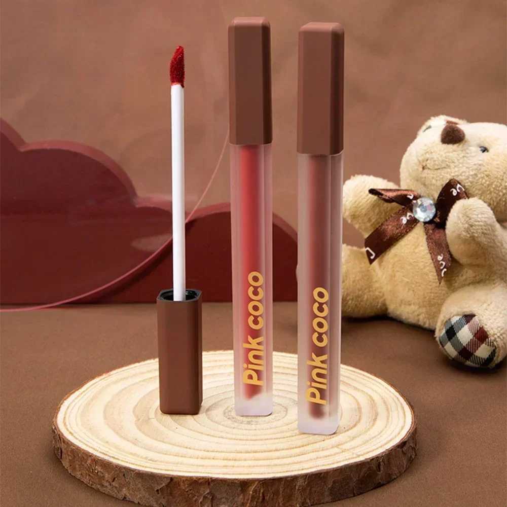 6-color velvet matte lip color waterproof sexy stick free lip color beauty lipstick cheek red tone cosmetics W241101