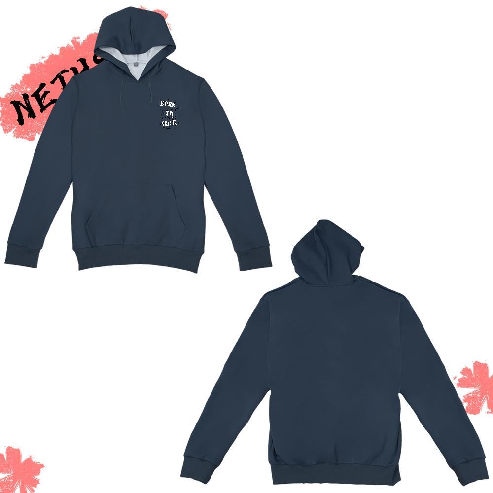 Classic Hooded Sweatshirt Skull Loose Fit Women Tops Hoodie Clothes Thick Fleece Hooded Collar Breathable Street Casual