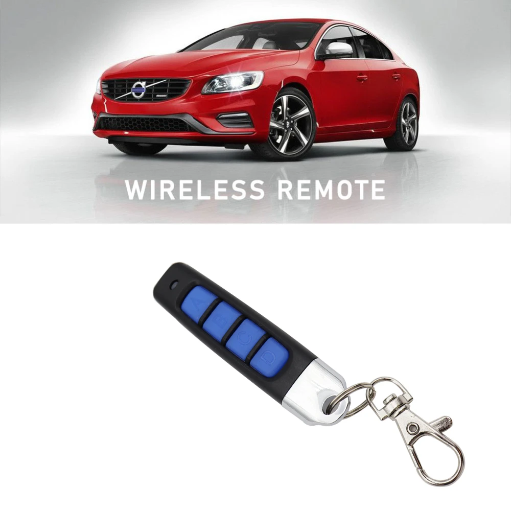 Door Remote Control 433Mhz Universal 4 Keys Copy Garage Remote Control Cloning Electric Gate Remote Controller ddmysmile Duplicator Key Smile