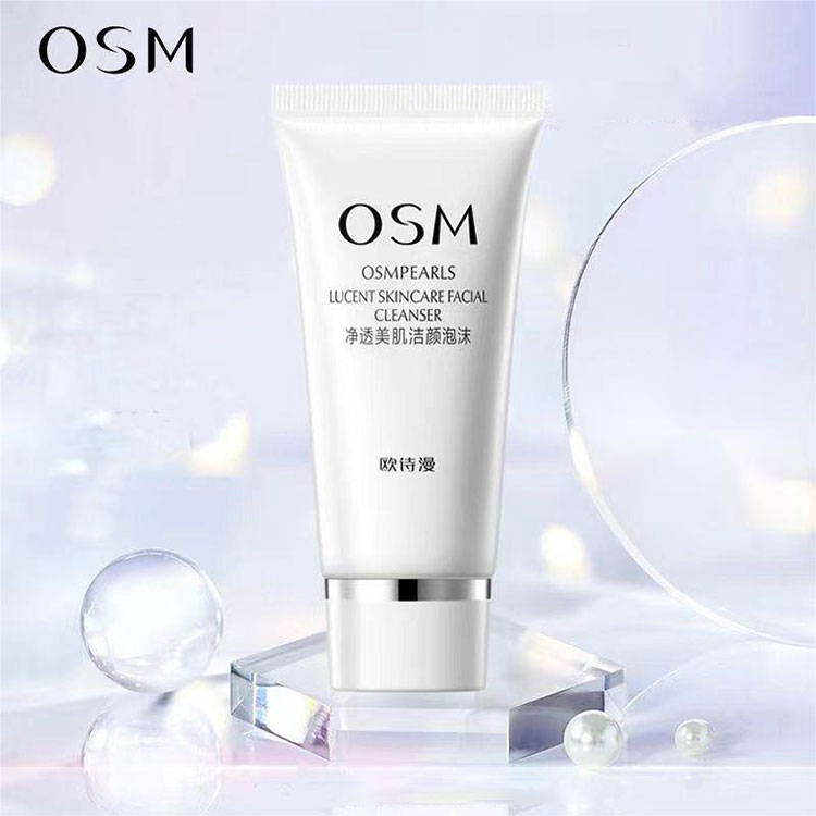 skin care Translucent Pearl White Face Cleaning Foam from Osman - 50g