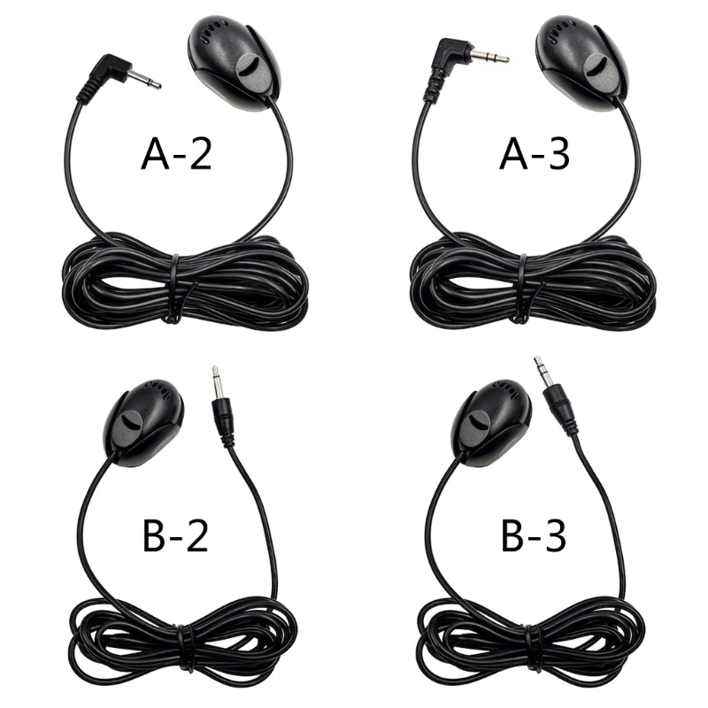 Car Microphone 3.5mm External Mic for Car Vehicle Unit Bluetooth-Enabled Stereo Radio GPS DVD Mikrofo / Micro H8WD