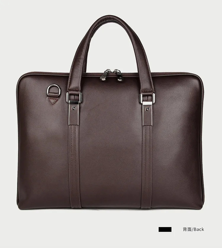 y Genuine Leather Briefcase Men Business Bag 156 Laptop 14 Male Office Document File Case Shoulder 241029