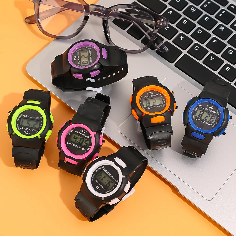 Children Sport Watch Watches Kids Digital Watch Silicone Strap Digital Watch new For Kid Children 2025 Student Girl Boy Wristwatch Clock