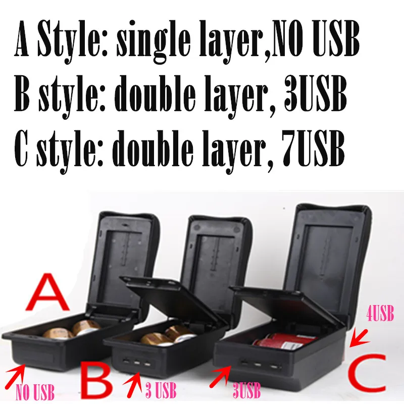 For Suzuki Swift 2005-2023 Armrest box Center Centre Console New Storage Box 2006 2007 2008 2009 2010 2012 2013 2014 2015 2016