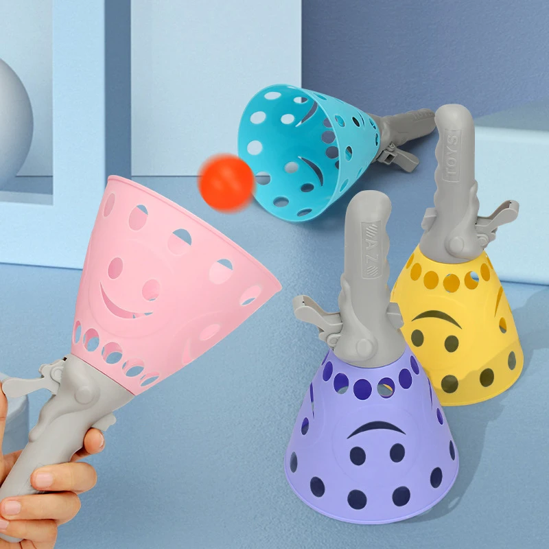 2pcs Outdoor Catapult Ball Children's Sports Fun Toys Parent-child Double 2025 Fun new Butt Bouncing Ball Big Catapult Outdoor Game