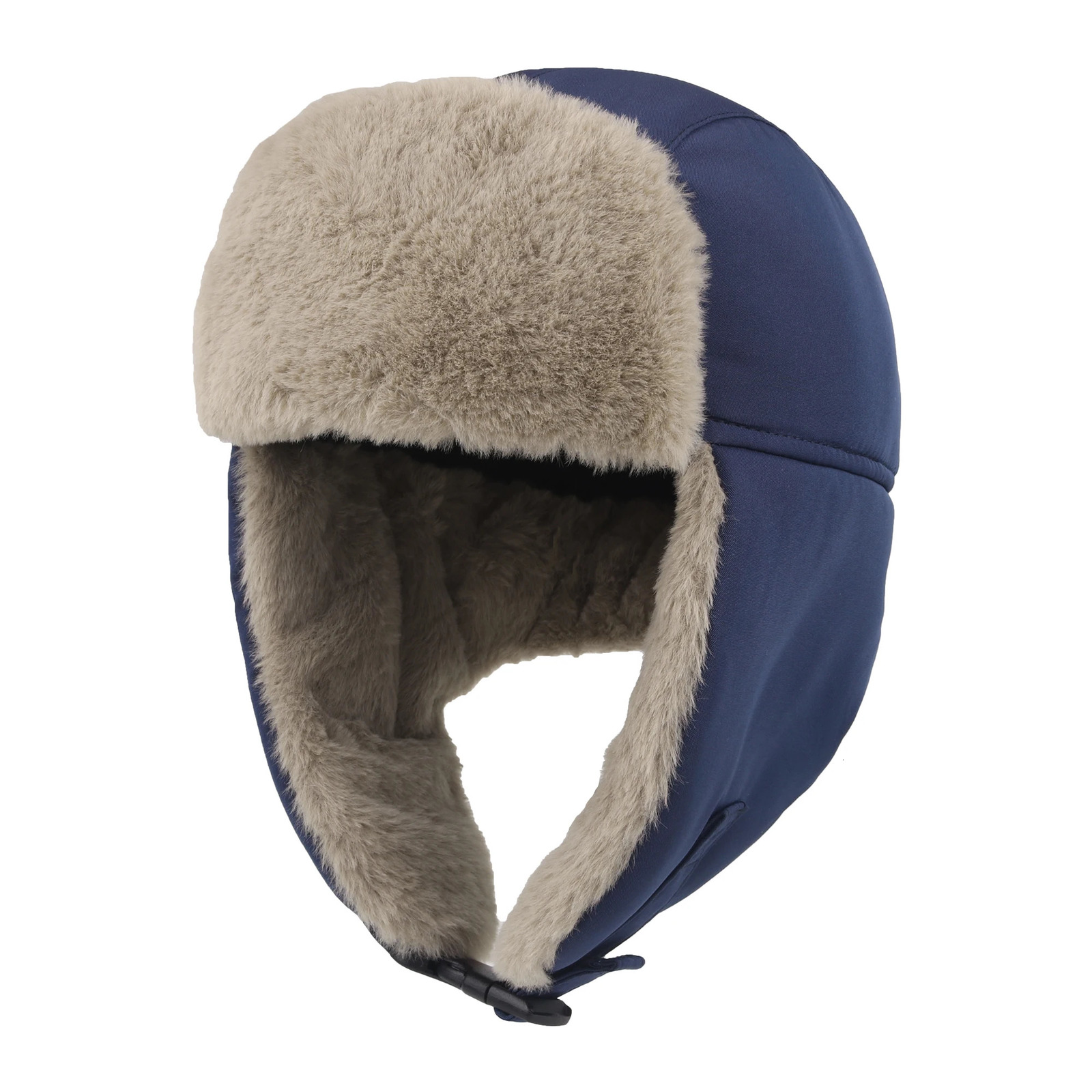 Connectyle thick and warm hunting hat suitable for men women winter Russian hats thick plush lining waterproof Ushanka hunting ski hat 241031