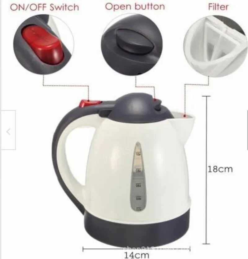 12V 24V car electric kettle 1L large capacity portable travel water boiler car travel coffee heating teapot Y241102