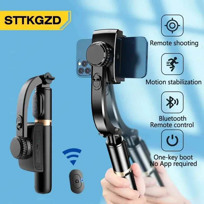 Handheld Gimbal Stabilisateur Estabilizador Selfie Stick Smartphone Action Kameralar Tripod For Live Broadcast TikTokLX241102