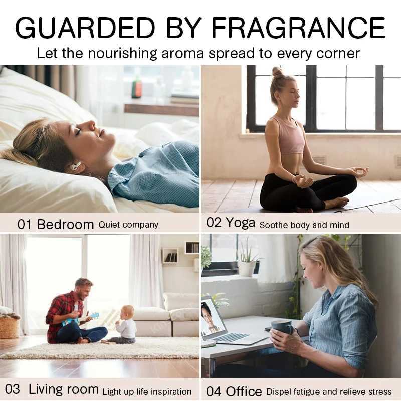 New NEW 2024 For Volcanic Flame Oil Diffuser Jellyfish Smoke Ring Air Humidifier Ultrasonic Atomizing Sprayer As Christmas GiftC241102