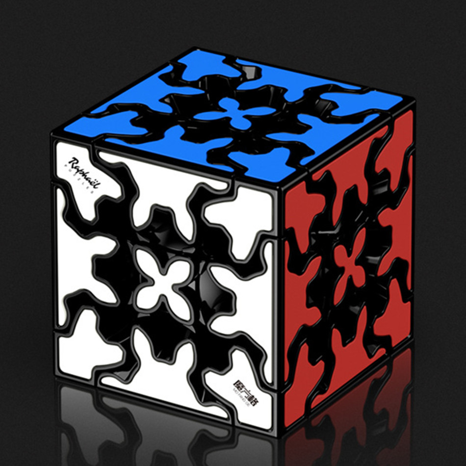 Qiyi Gear Cube 3x3x3 Gear Cube 3x3 Pyramid Cylinder Sphere Speed Cubes Educational Toy for Children Gift