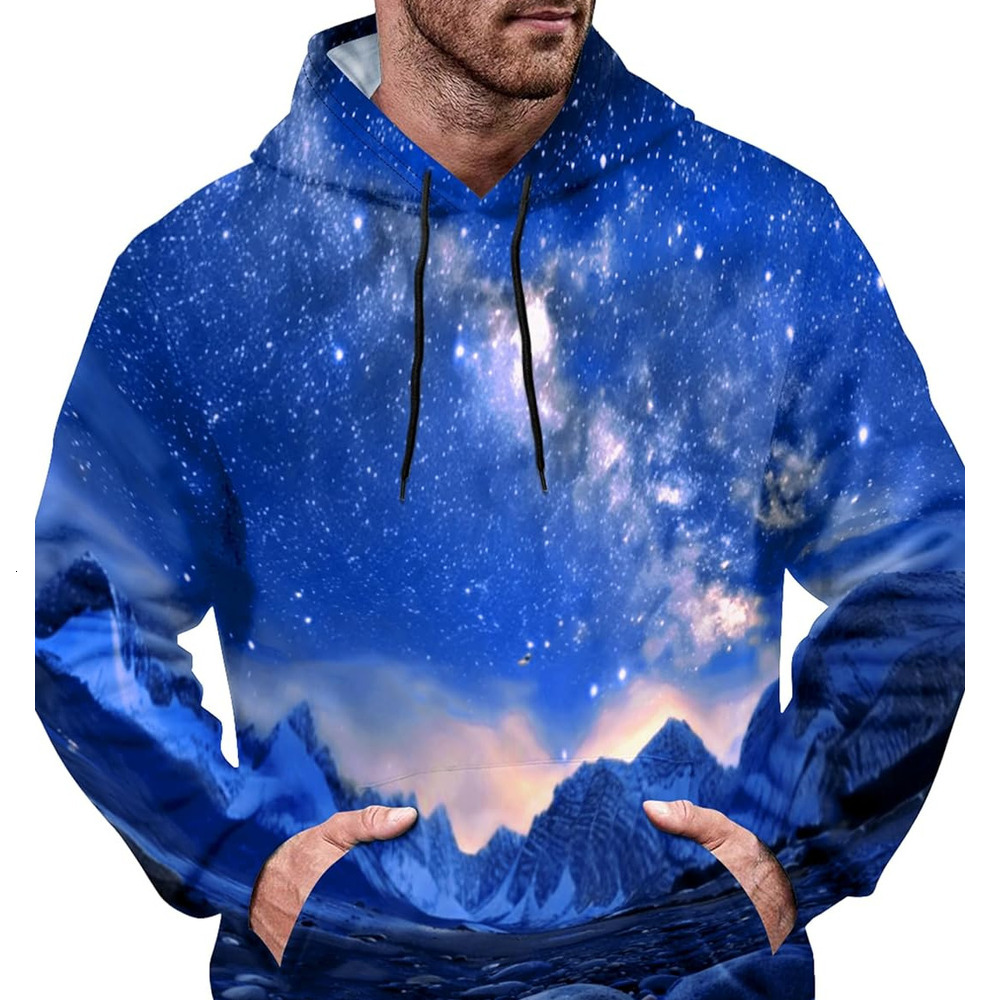 Hoodie for Mens Womens Hooded Sweatshirt Men Casual Long Sleeve 3D Print Novelty Mens Drawstring Sweatshirts Funny Graphic Hoodies sweatshirt Pullover