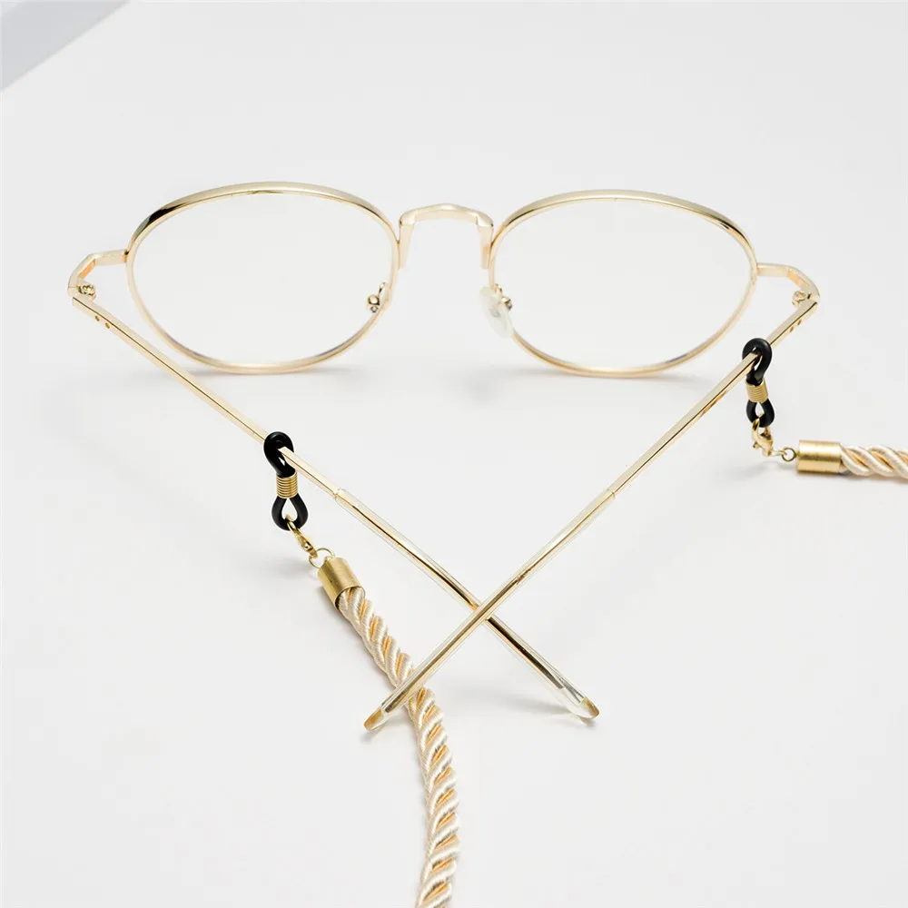 new Twist Rope Eye 2025 Glasses Strap New Design Sunglasses Lanyard Necklace Eyeglass Glasses Chain Cord Reading Glasses Strap Decoration