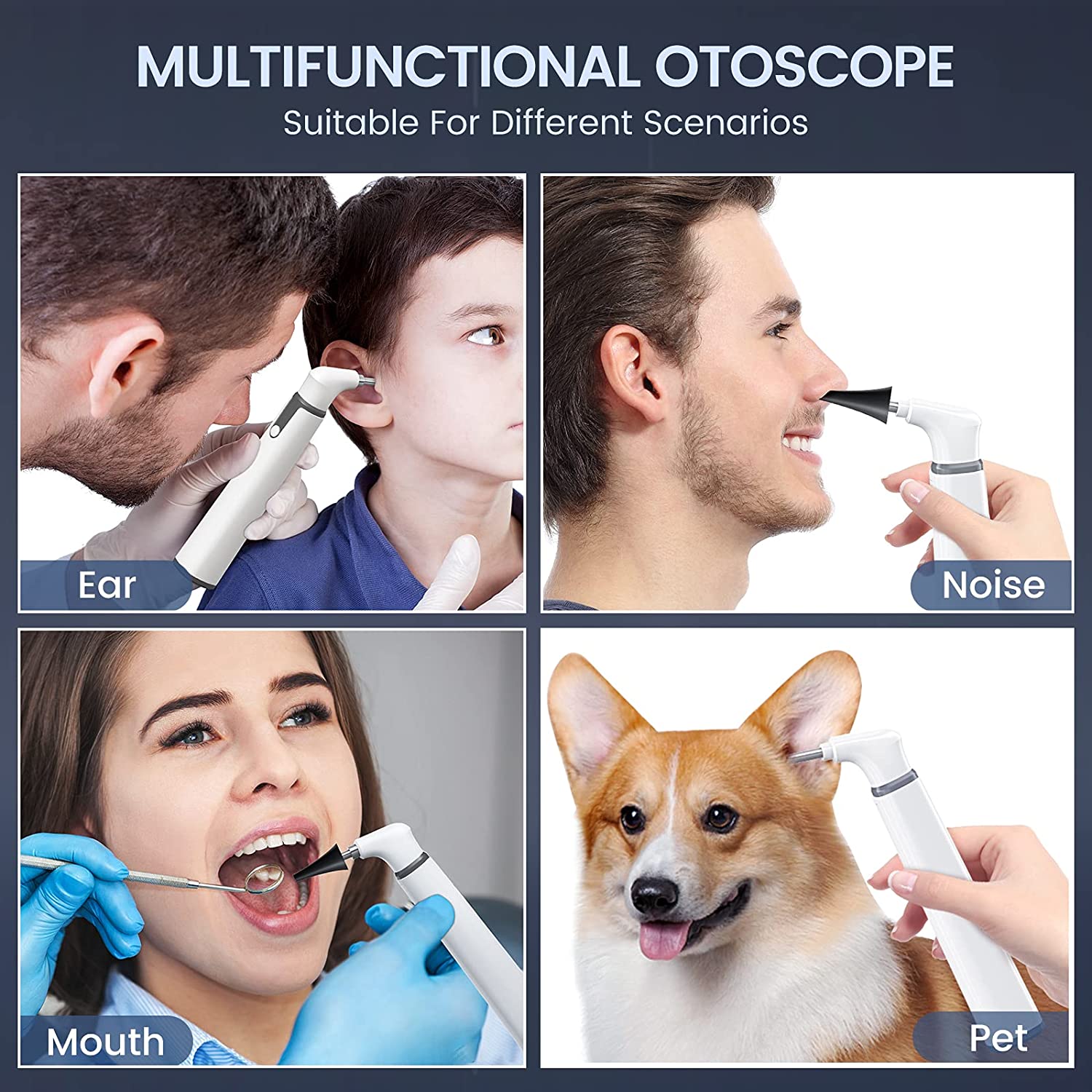 LMS CAP Otoscope Ear Camera 3.9mm Wifi Camera HD Video Inspect Borescope Digital Medical Otoscop for IOS Android Phone GIFT