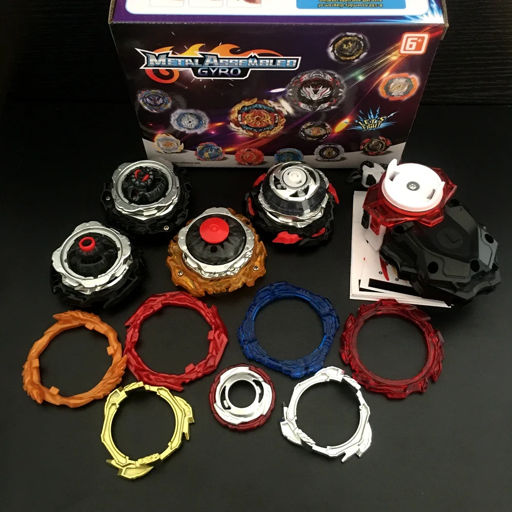 4PCS 2025 Spinning Tops Set with Custom B-184 new Launcher Gift Toys for Children