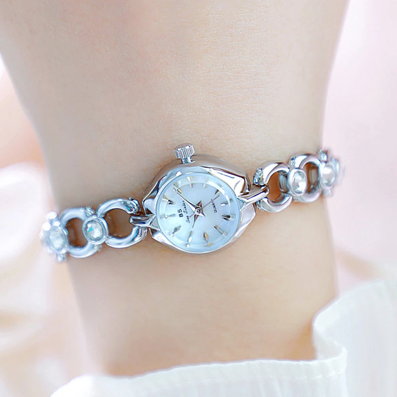 BS Bee Sister Elegant Small Dial Gold Watch new for Women Brand Waterproof 2025 Bracelet Wristwatches for Ladies Reloj Mujer 2023