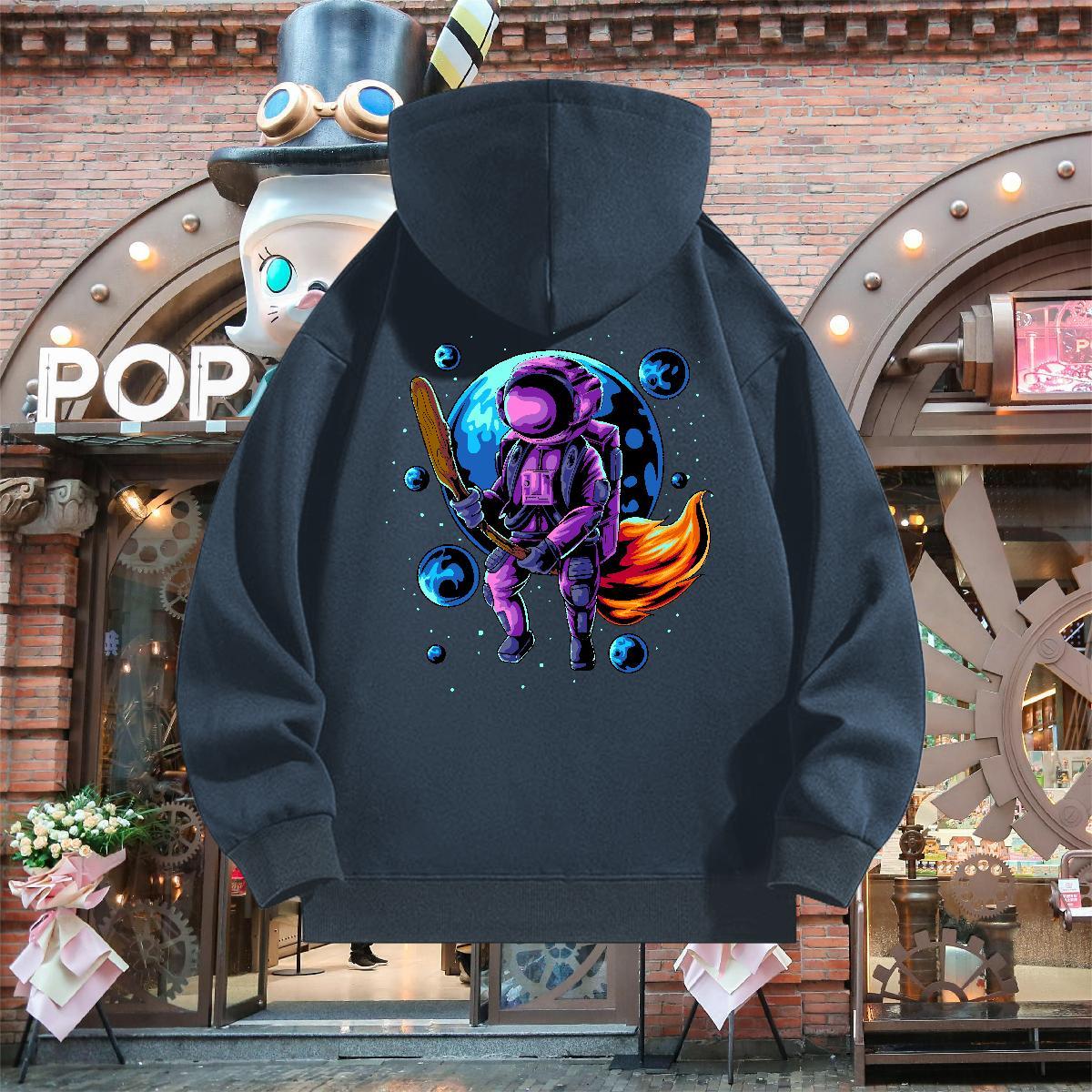 Fashion Casual Hoodie for Men Long Sleeve Drawstring Warm Men's Hooded Sweatshirt Custom Printing Hoody Sports Casual Thick Plush