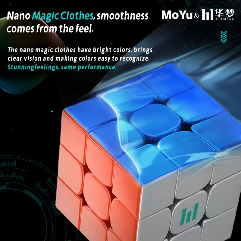 Moyu YS3M Maglev Ball UV3x3 The Soul of Racing Magnetic Magic Speed Cube Huameng YS3M 3X3 Cubo Magico Souptoys Children Toys