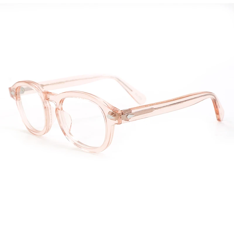 Optical Eyeglasses Frame Men Women Johnny Depp LEMTOSH Vintage Glasses Computer Acetate Spectacle Frame For Male Clear Lens