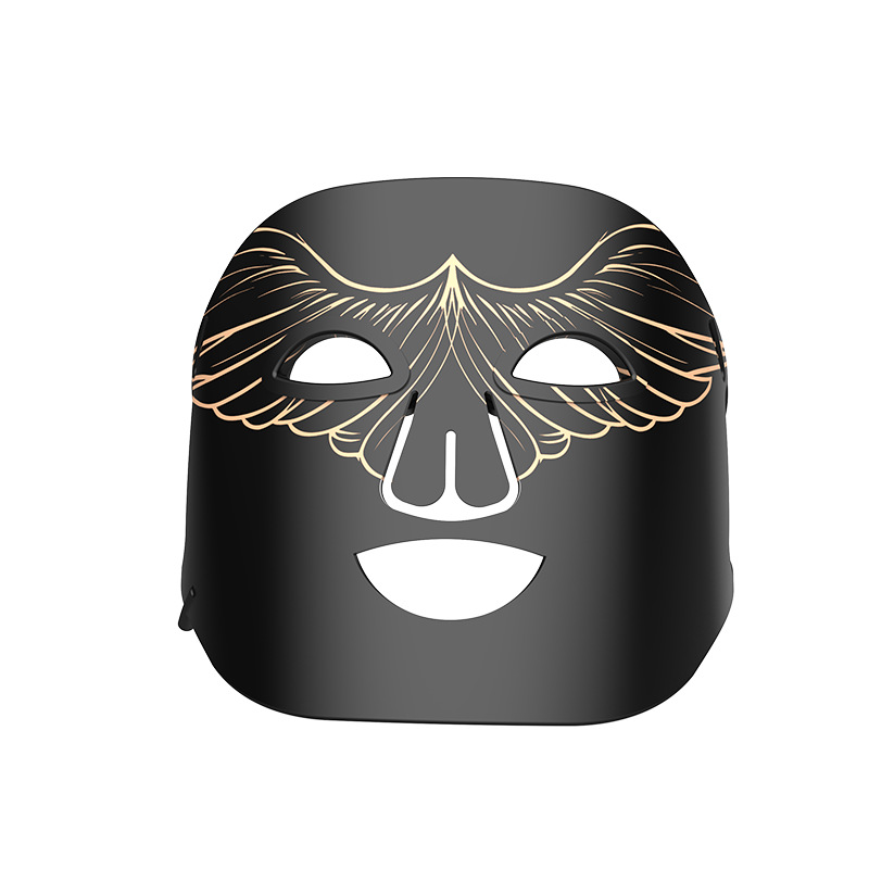 New Trend Beauty Wireless LED Blue Red Infrared Light PDT Photon Therapy Silicon Facial Mask Silicone LED Face Mask