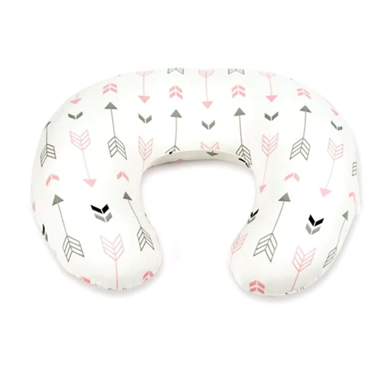 Breastfeeding Pillow Cover Removable U-Shape Nursing Pillow Slipcover for Babies