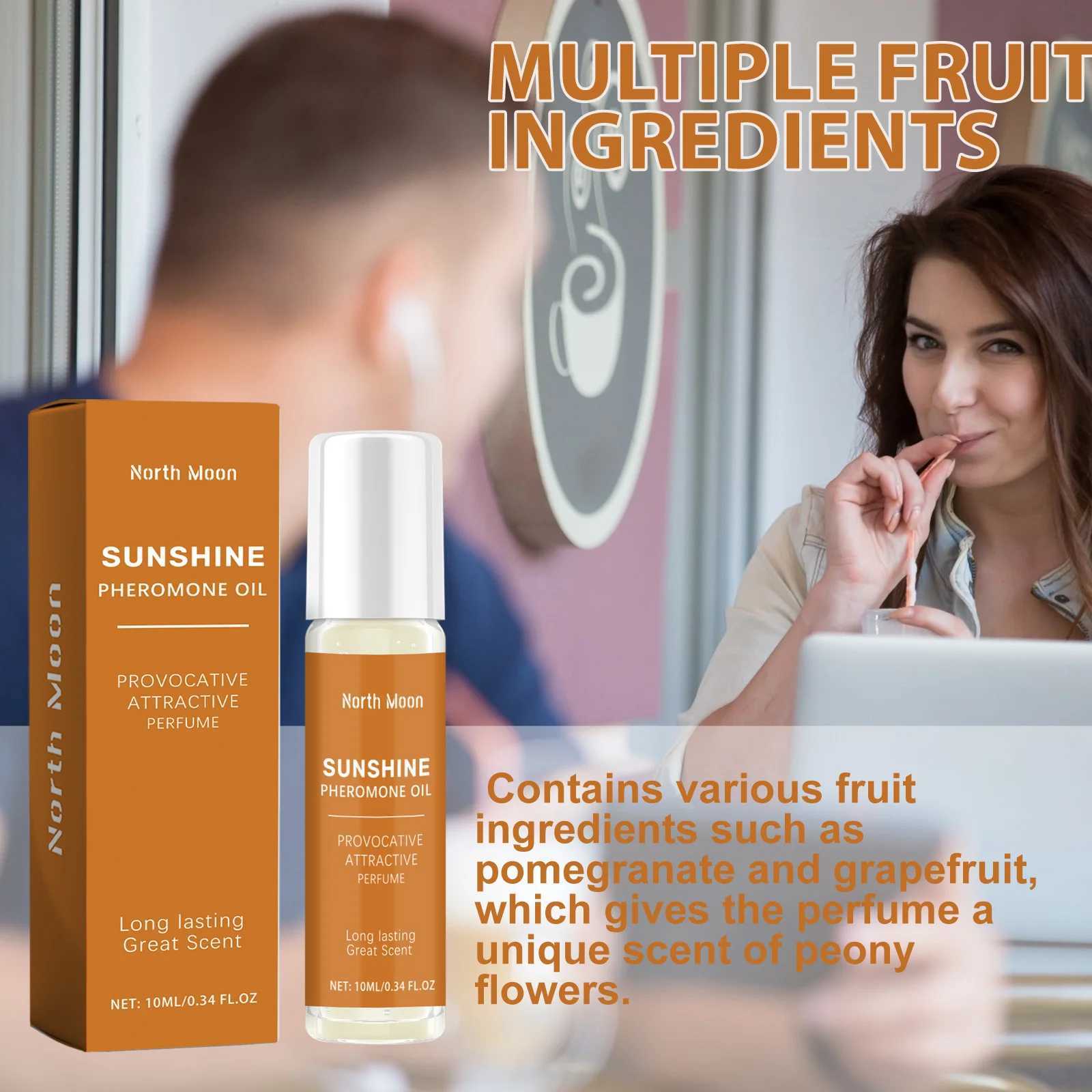 Grape Fruit Female perfume Plant Fragrance Plant Fragrance Natural and Lasting perfume Male perfume Portable Date perfumeW241102