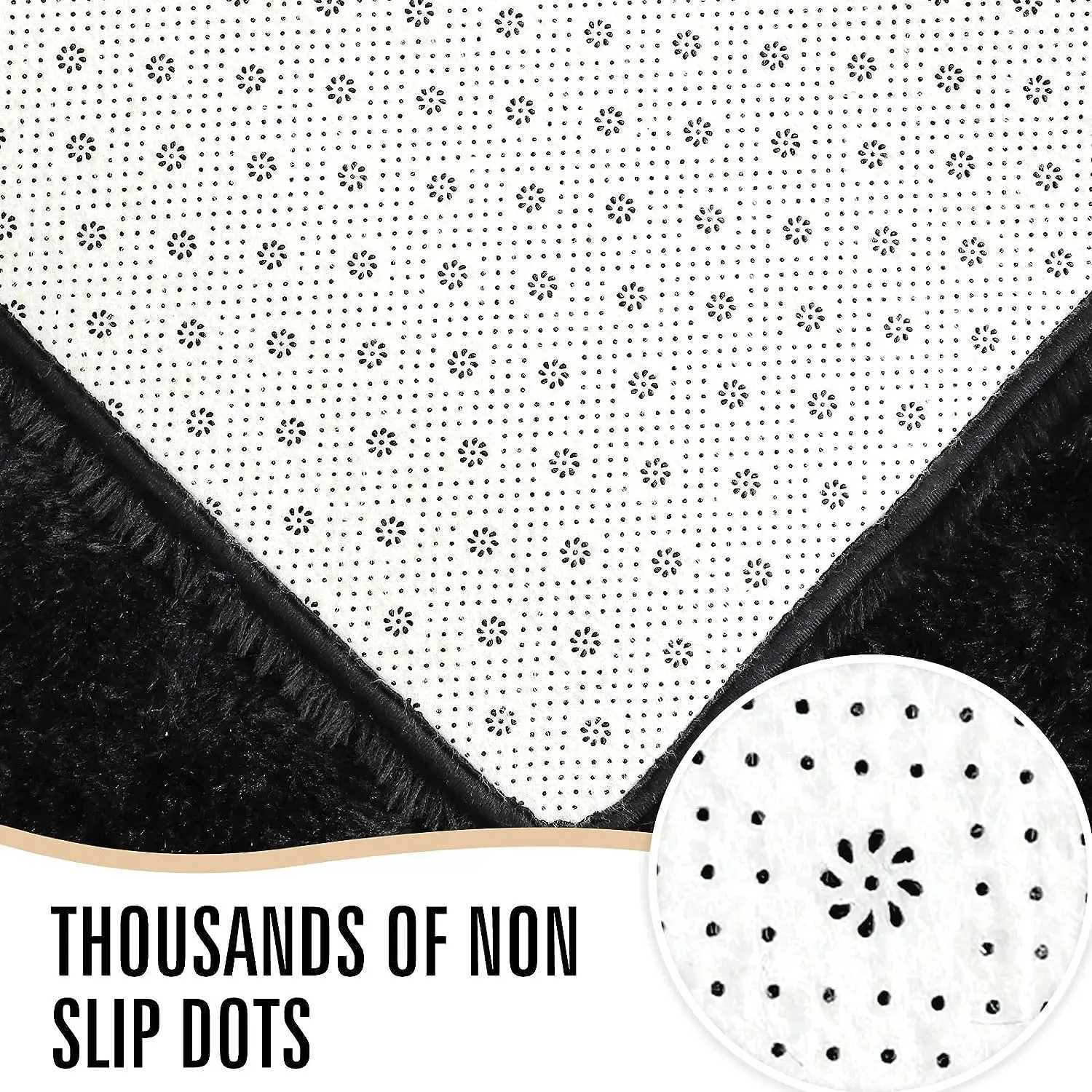 Noahas Fluffy Rugs for Bedroom Fuzzy Area Rugs for Living Room Soft Kids Carpet Non Slip Rugs for Hardwood Floors Room DecorXJ241101