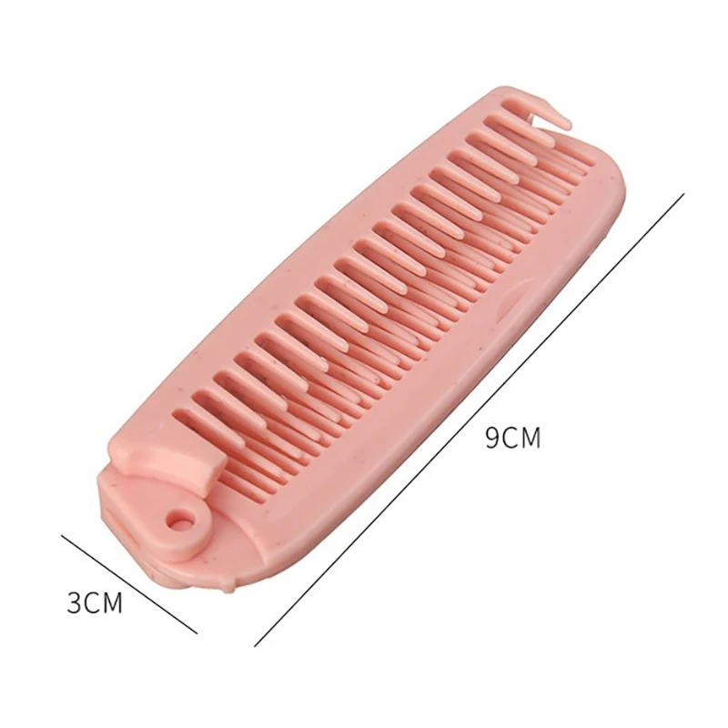 Portable Travel Foldable Hair Comb Brush Massage Hair Comb Hairdressing Tools Anti-Static Styling Folding Hair Comb Professional
