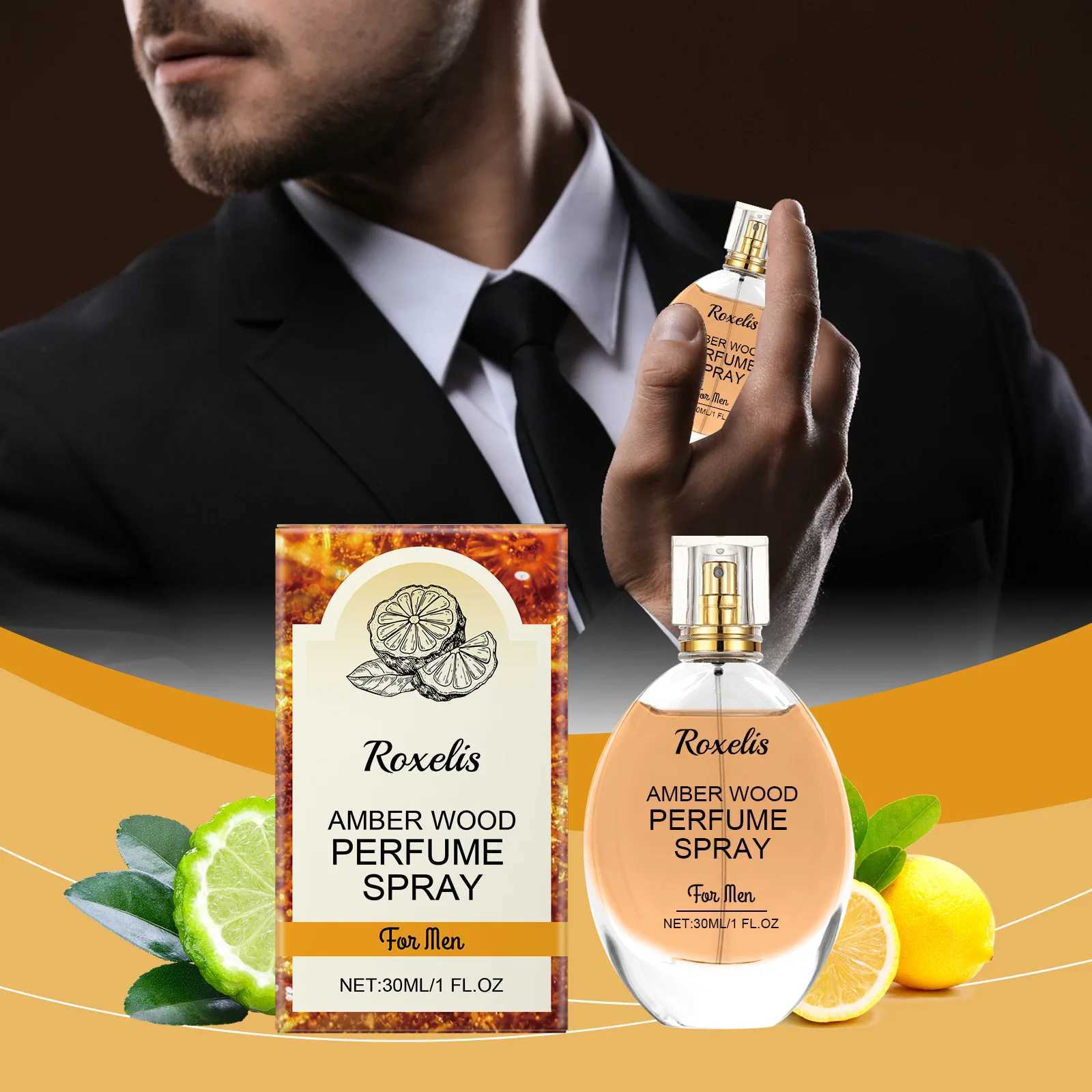 Amber Wood perfume Exudes Personal Charming perfume Temptation Light Scent Body Spray GiftW241102