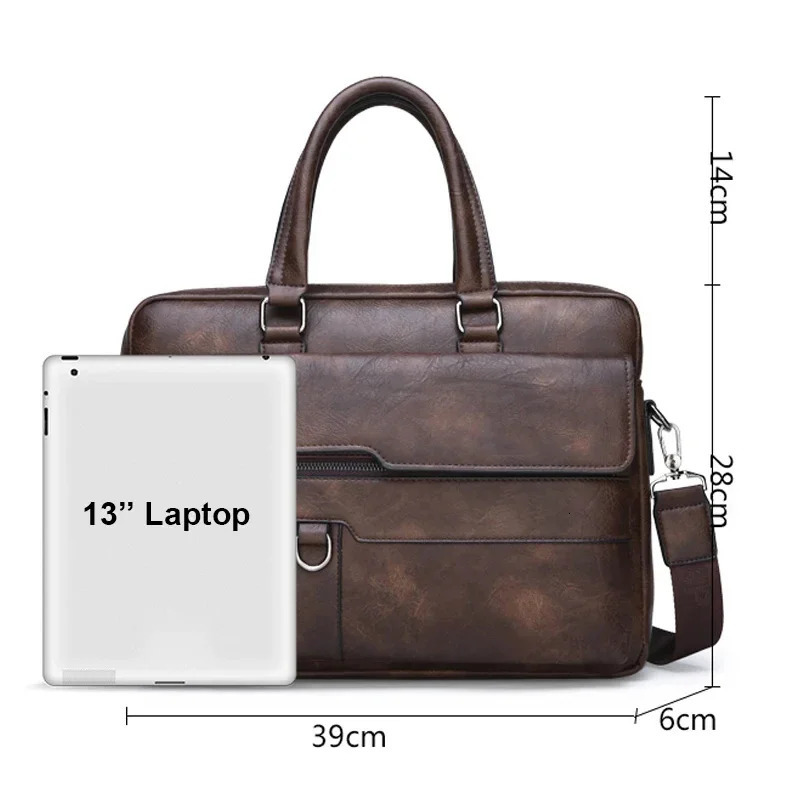 Laptop Bags for Men Handbag Briefcase Bag Copy Replica Womens Genuine Leather Suitcase Man 241029