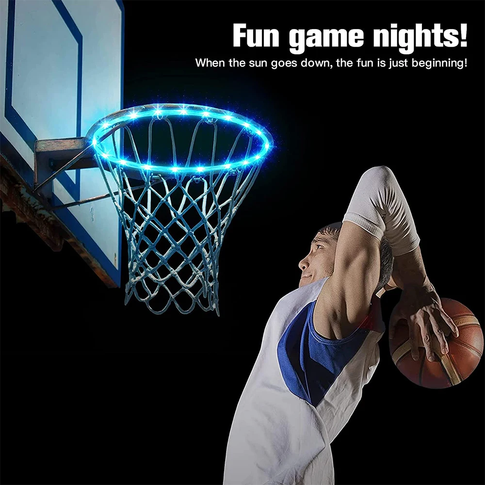 Basket Hoop Solar Light Basketball 2025 Playing Led Night Strip Light Bar Basketball Rim Basketball new Equitment Hoops Decor